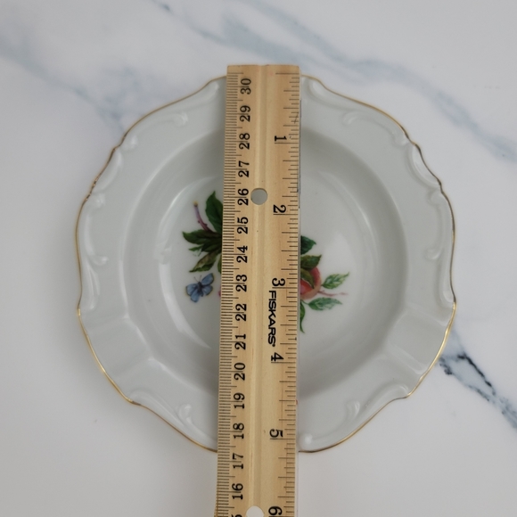 (3) 1950's Western Germany Porcelain Ashtrays - Picture 9 of 15